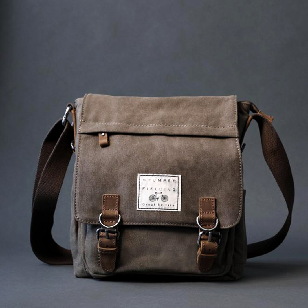 Cotton Field Bag 'The Loxley' Khaki | Stumper & Fielding