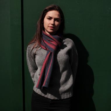 KNITTED WOOL SCARVES