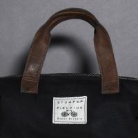 Ladies Plain Black Shopper Bag (C)