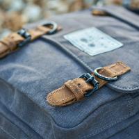 Khaki Cotton Field Bag 'The Loxley'