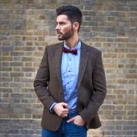 The 'Ronson' Jacket-Brown Check Harris Tweed | Stumper & Fielding
