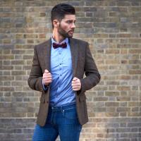 The 'Ronson' Jacket-Brown Check Harris Tweed | Stumper & Fielding