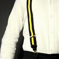 Yellow and Navy Braces