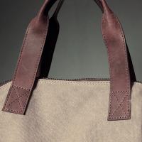 Ladies Khaki Shopper Bag (A)